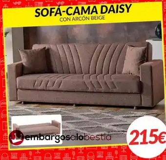Embargos a lo bestia @具 sofá-cama daisy con arcón beige 面具」 河南 wwww membargosclobestld 215€ oferta