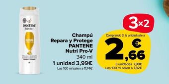 Carrefour Market Champú repara y protege pantene nutri pro-v oferta
