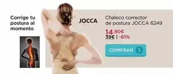 La tienda en casa Corrige tu postura al momento jocca chaleco corrector de postura jocca 6249 14,90€ 39€ | -61% comprar oferta