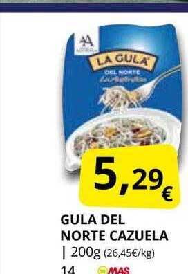 Supermercados MAS Gula del norte cazuela oferta