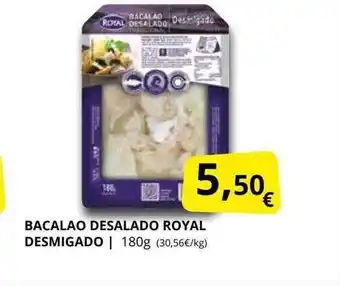 Supermercados MAS Bacalao desalado royal desmigado oferta
