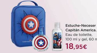 El Corte Inglés Estuche-neceser capitán america eau de toilette y gel oferta