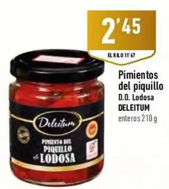 Pimientos del piquillo d.o. lodosa deleitum enteros