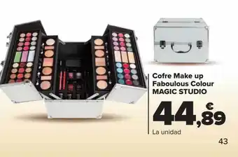Carrefour Cofre make up faboulous colour magic studio oferta
