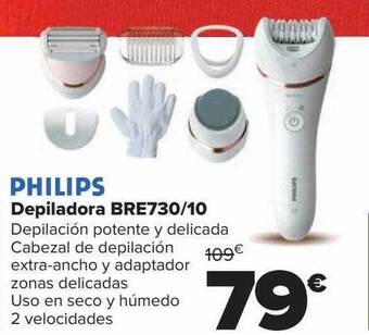 Carrefour Philips depiladora bre730 10 oferta