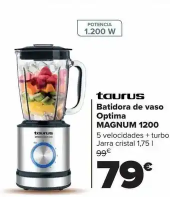 Carrefour Taurus batidora de vaso optima magnum 1200 oferta