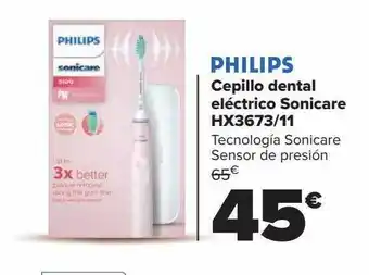 Carrefour Philips cepillo dental eléctrico sonicare hx3673 11 oferta