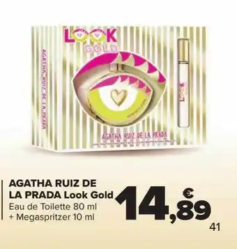 Carrefour Agatha ruiz de la prada look gold oferta