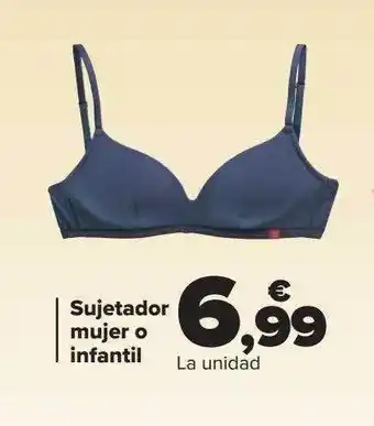 Carrefour Sujetador mujer o infantil oferta