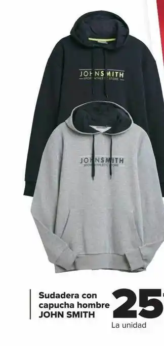 Carrefour Sudadera con capucha hombre john smith oferta