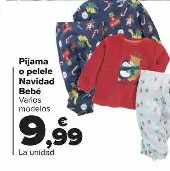 Carrefour Pijama o pelele navidad bebé oferta