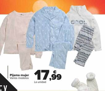 Carrefour Pijama mujer oferta