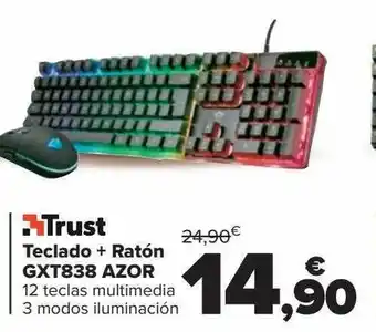 Carrefour Trust teclado + ratón txt838 azor oferta