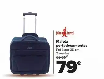 Carrefour Maleta portadocumentos john the travel oferta