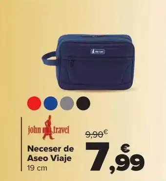 Carrefour Neceser de aseo viaje john the travel oferta