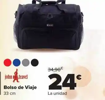 Carrefour Bolso de viaje john the tavel oferta
