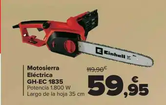 Carrefour Motosierra eléctrica gh-ec 1835 oferta