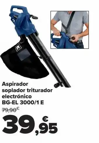 Carrefour Aspirador soplador triturador electrónico bg-el 3000 1 e oferta