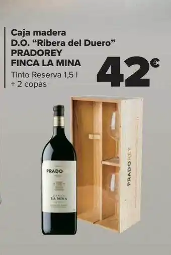 Carrefour Caja madera d.o. oferta