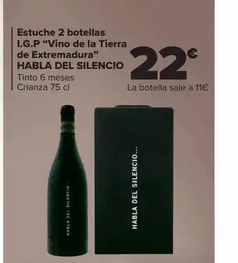 Carrefour Estuche 2 botellas i.g.p. oferta