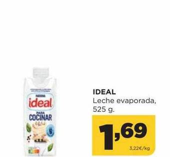 Alimerka Ideal leche evaporada oferta