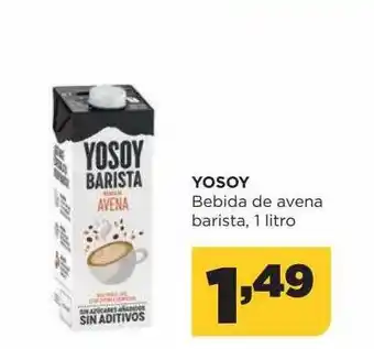 Alimerka Yosoy bebida de avena barista oferta
