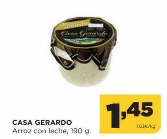Alimerka Casa gerardo arroz con leche oferta