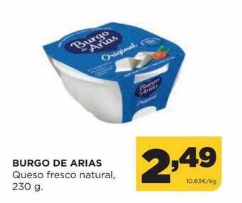 Alimerka Burgo de arias queso fresco natural oferta