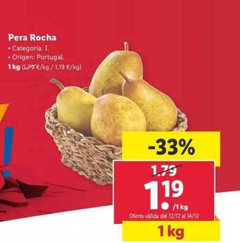 Lidl Pera rocha oferta