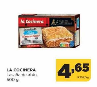 Alimerka La cocinera lasaña de atún oferta