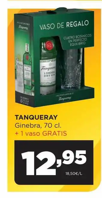 Alimerka Tanqueray ginebra + 1 vaso gratis oferta