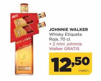 Alimerka Johnnie walker whisky etiqueta roja oferta