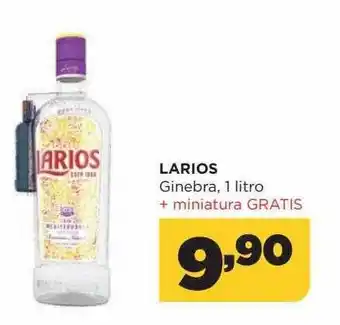 Alimerka Larios ginebra + miniatura gratis oferta