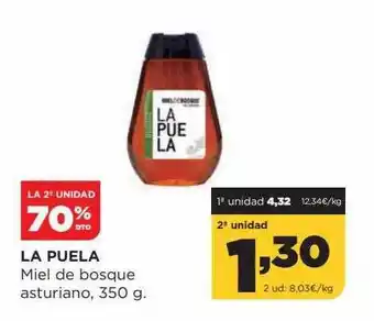 Alimerka La 2a unidad 70% dto la puela miel de bosque asturiano oferta