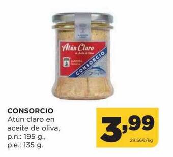 Alimerka Consorcio atún claro en aceite de oliva oferta