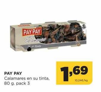 Alimerka Pay pay calamares en su tinta oferta