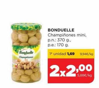Alimerka Bonduelle champiñones mini oferta