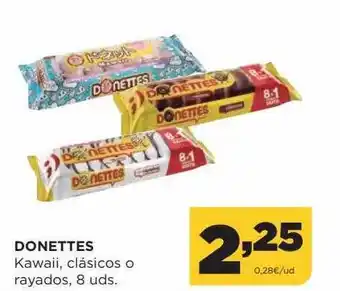 Alimerka Donettes kawaii clásicos o rayados oferta