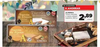 Alimerka Alimerka turrón alicante o jijona calidad suprema oferta