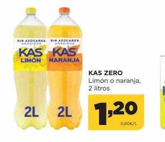 Alimerka Kas zero limón o naranja oferta