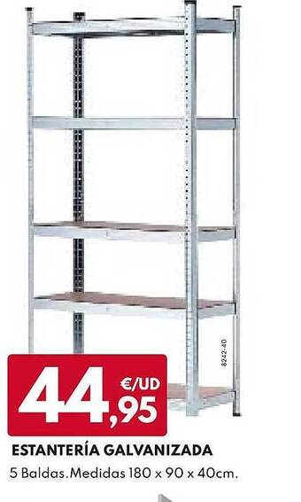 BricoCentro Estanteria galvanizada oferta