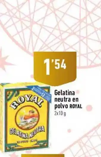 Supermercados Deza Gelatina neutra en polvo royal oferta