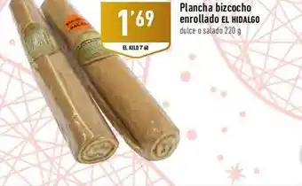 Supermercados Deza Plancha bizcocho enrollado el hidalgo dulce o salado oferta