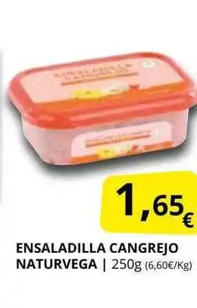 Supermercados MAS Ensaladilla cangrejo naturvega oferta