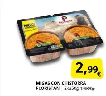 Supermercados MAS Migas con historra floristan oferta