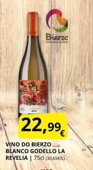 Supermercados MAS Vino do bierzo blanco godello la revelia oferta