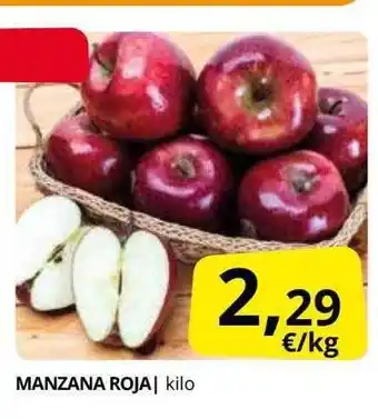 Supermercados MAS Manzana roja oferta