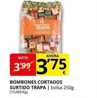 Supermercados MAS Bombones cortados surtido trapa oferta
