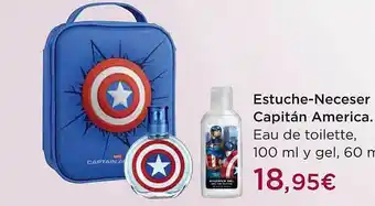 El Corte Inglés Estuche-neceser capitán america. eau de toilette y gel oferta