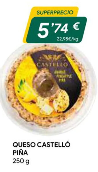 Masymas Queso Castelló Piña oferta